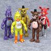 A Set 5pcs Five Nights At Freddys Toy Nightmare Anime Action Figure Freddy Toys