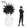 Jujutsu Kaisen Anime Fushiguro Megumi Costumi Cosplay Top Pantaloni Set Uniforme per Festa di Halloween