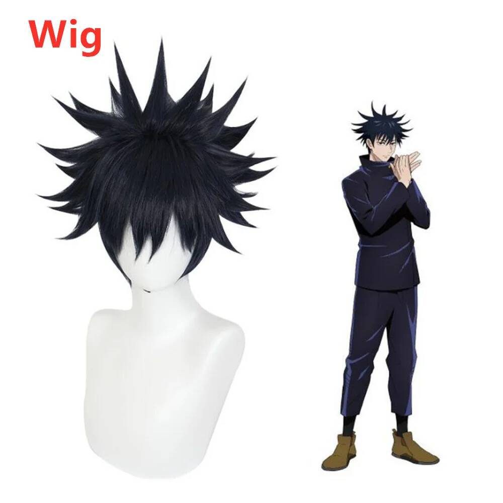 Jujutsu Kaisen Anime Fushiguro Megumi Costumi Cosplay Top Pantaloni Set Uniforme per Festa di Halloween