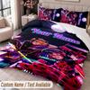 Custom Name Text 3Pcs Bedding Set Miraculous Ladybug Duvet Cover And Two Pillowcases