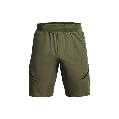 Solid Color Elastic Training Shorts Men Bottoms Green 1374765-390