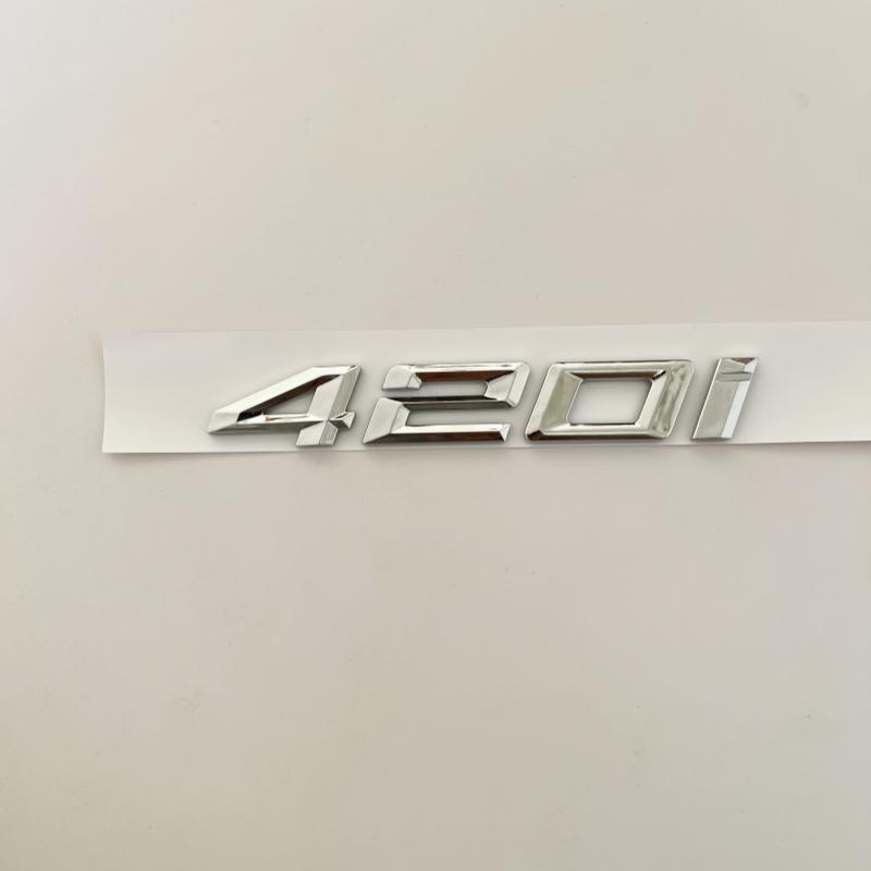 Car 3D ABS Trunk Letters Logo Badge Emblem Styling Decals Sticker For BMW 4 Series 420i 425i 428i 430i 435i 440i F30 F32 F33 F36