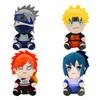 Nová plyšová hračka Naruto Anime panenky ninjů Naruto Kakashi Sasuke Gaara Sedící roztomilé plyšové panenky pro fanoušky