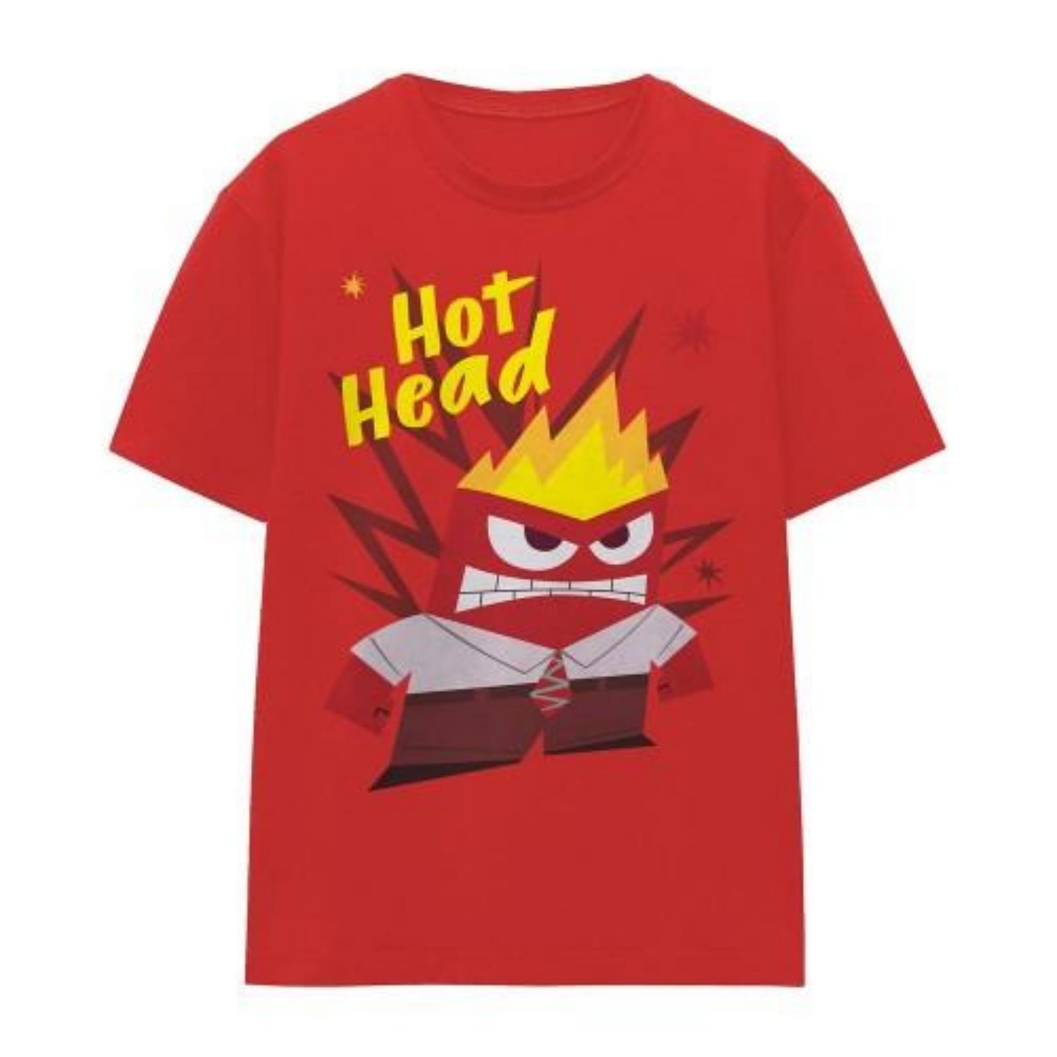 Inside Out Womens_Ladies Anger T-Shirt S чёрный