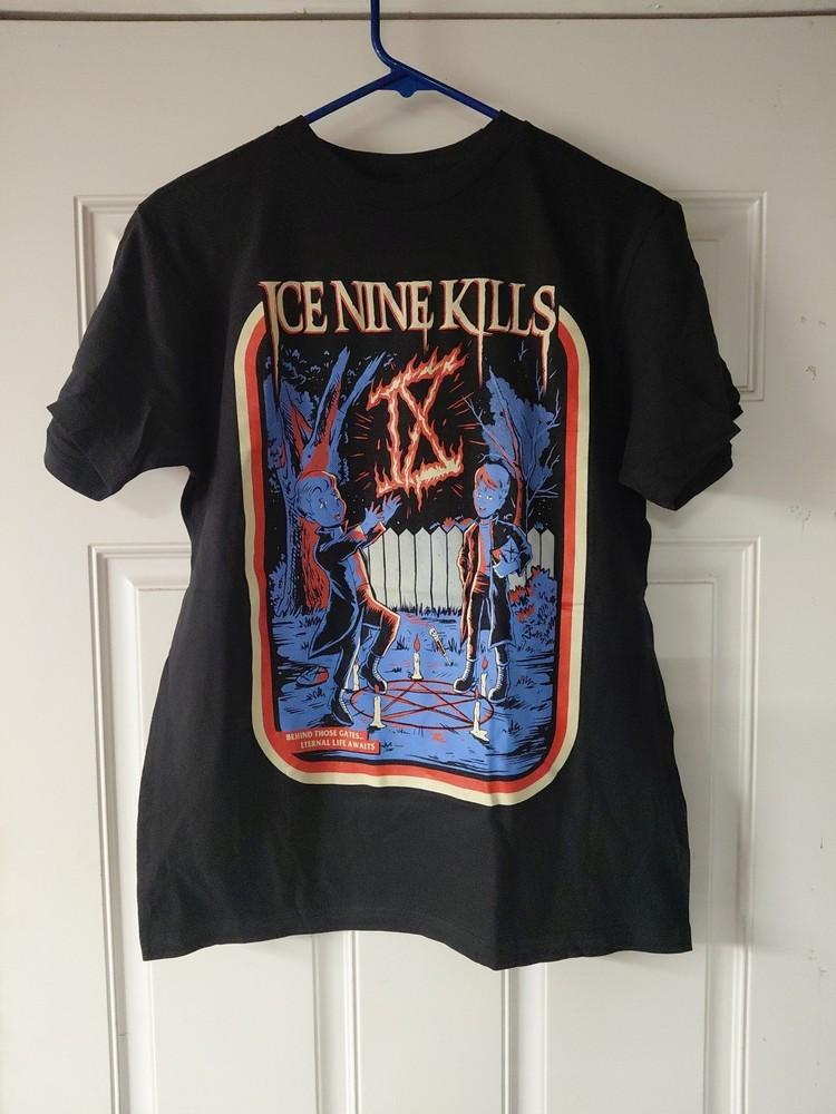 Ice Nine Kills TShirt Occult Size MEDIUM Black Horror Metal Band Tee Unisex T-Shirt S