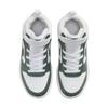 Nike Court Borough Mid 2 PreSchoolV 'Vintage Green' (Unisex) White / Oil Green / Vintage Green Kids' Skateboarding Shoes CD7783 119