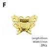 Vintage Butterfly Lock Antique Bronze Hasp Latch Upscale Jewelry Wooden Box Cabinet Lock Case Decorative Hardware Accessory