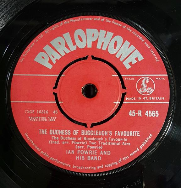 

7inch Record IAN POWRIE & HIS BAND - Cornkisters For The Gay Gordons / T 45R4565 Parlophone 1959 UK Folk Used