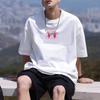 Li Ning Logo Print Casual Round Neck Knit T-Shirt Men Tops White YHST169-1