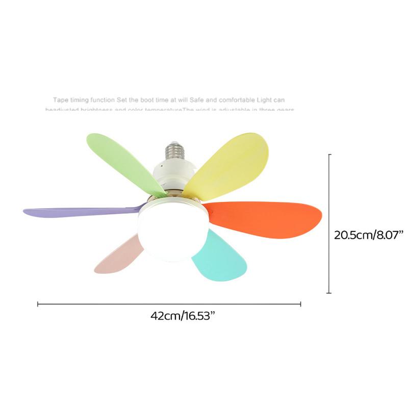 

Светодиодный потолочный вентилятор мощностью 40 Вт E27 с дистанционным управлением, регулировкой яркости, подходит для гостиной, кабинета, бытового потолочного вентилятора с подсветкой