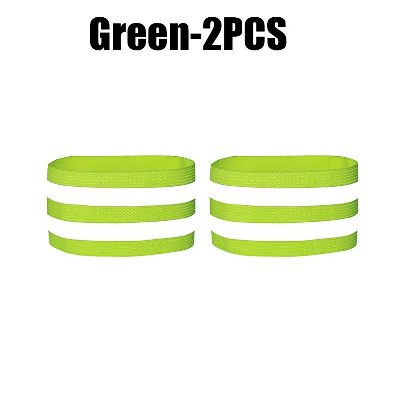 Bike Reflective Leg Cuff Strap Pants Holder Cycling Band for Folded Trousers High Visibility Night Safety Reflective Adjustable
