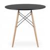 JUST HOME Scandinavian round table 60cm black