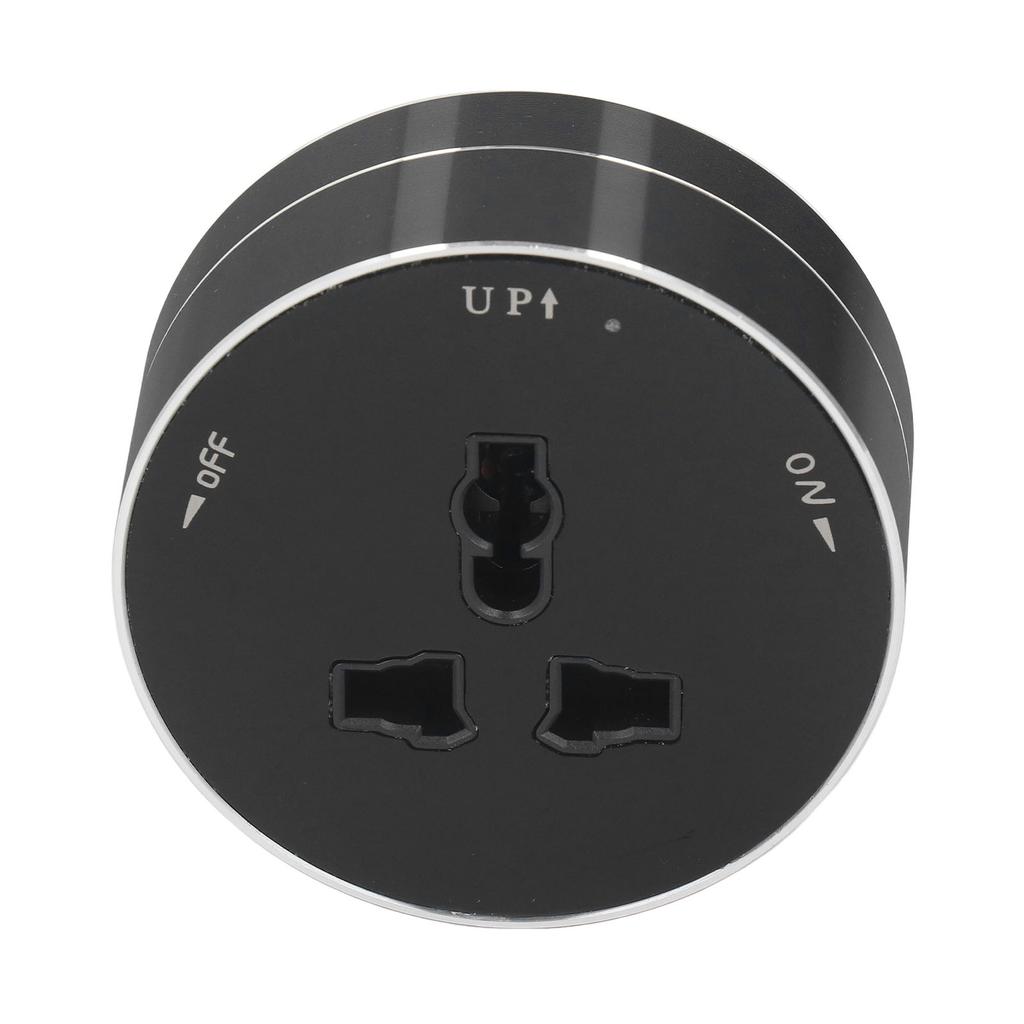 Abnehmbare Stromschienensteckdose Kabellos Wasserdicht Modern Rund Elektrischer Steckeradapter mit Anzeige
