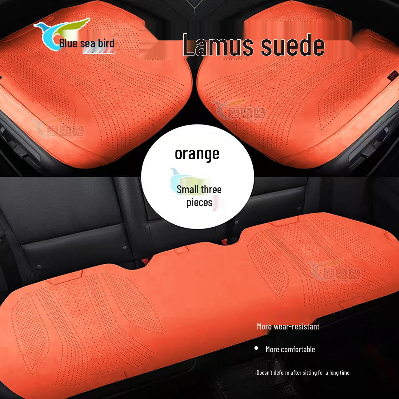

Universal Suede 3-Piece Four-Season Seat Cushion Set: Breathable & Wear-Resistant for Driver & Passenger Seats Single Driver Seat