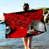 LOGO M-MetalS M-Mulisha Microfiber Blanket Quick Drying Beach Towels Oversized Printing Super Absorbent Pool Towel Blanket