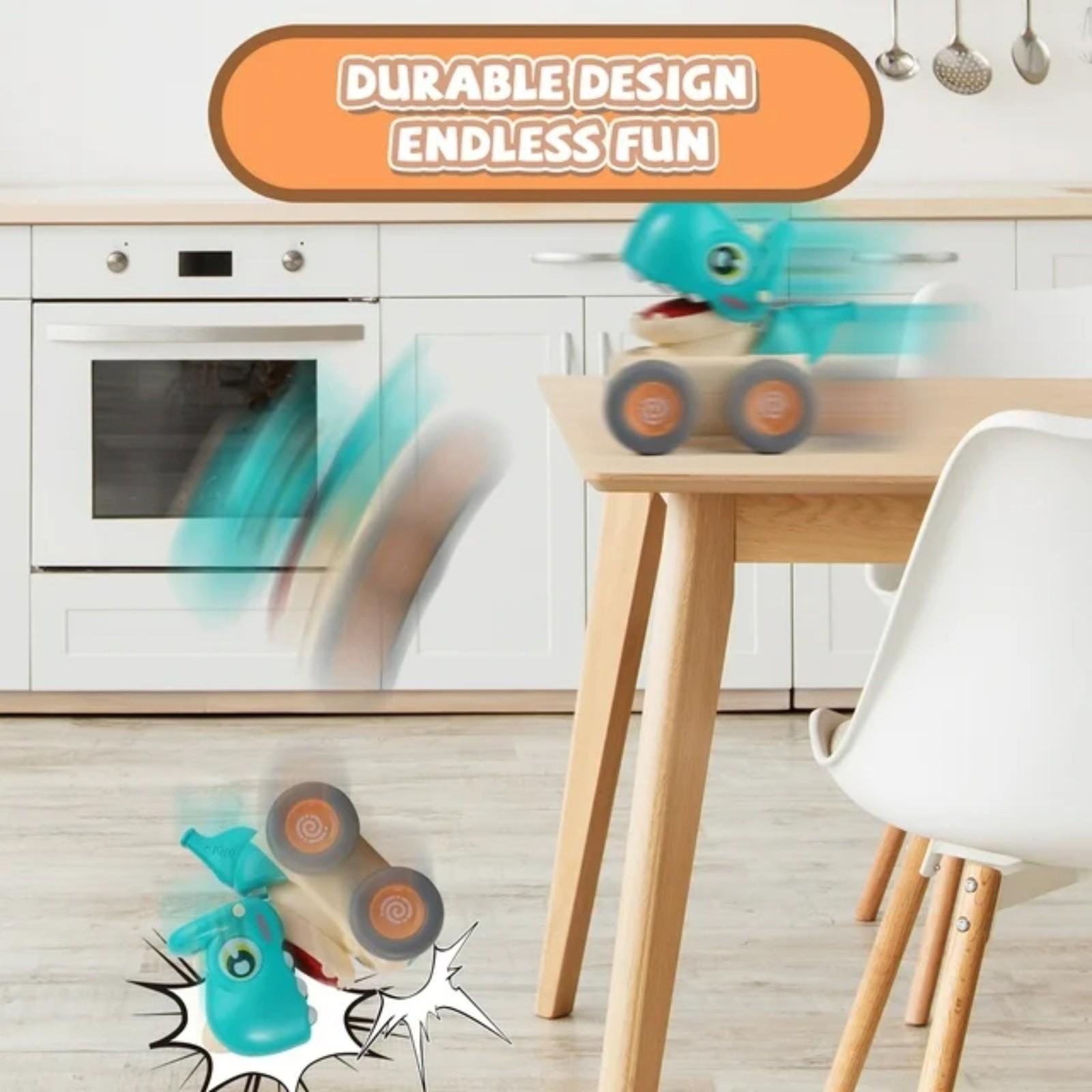 Игрушечные машинки-динозавры для малышей 1–3 лет — фото 7