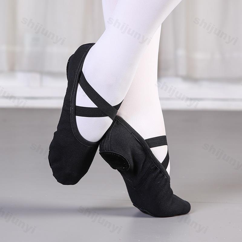 Girls Women Ballet Shoes New Elastic Cloth Split Soft Soled Cat Claw Dance Shoes Gymnastics Yoga Children Adult Ballerina Shoes