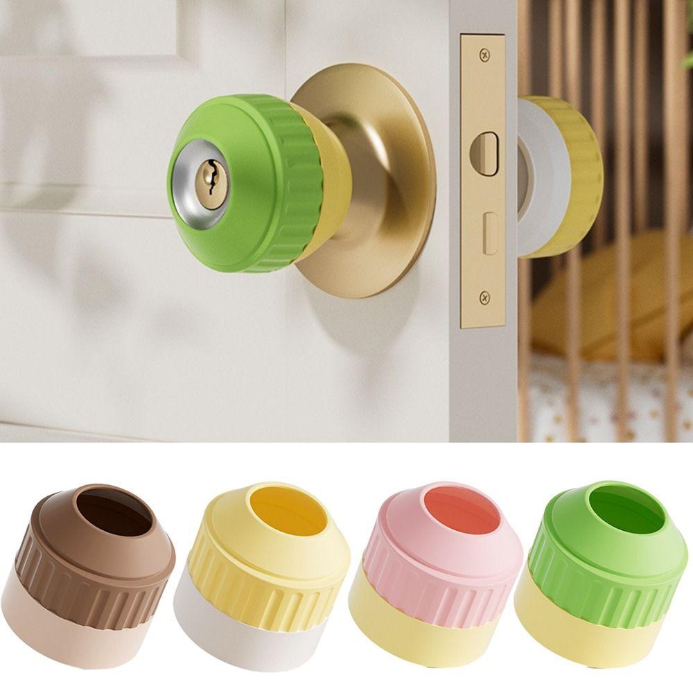 4Pcs Silicone Round Knob  Protectors Customizable Ball-shaped Handle Caps  Faucets