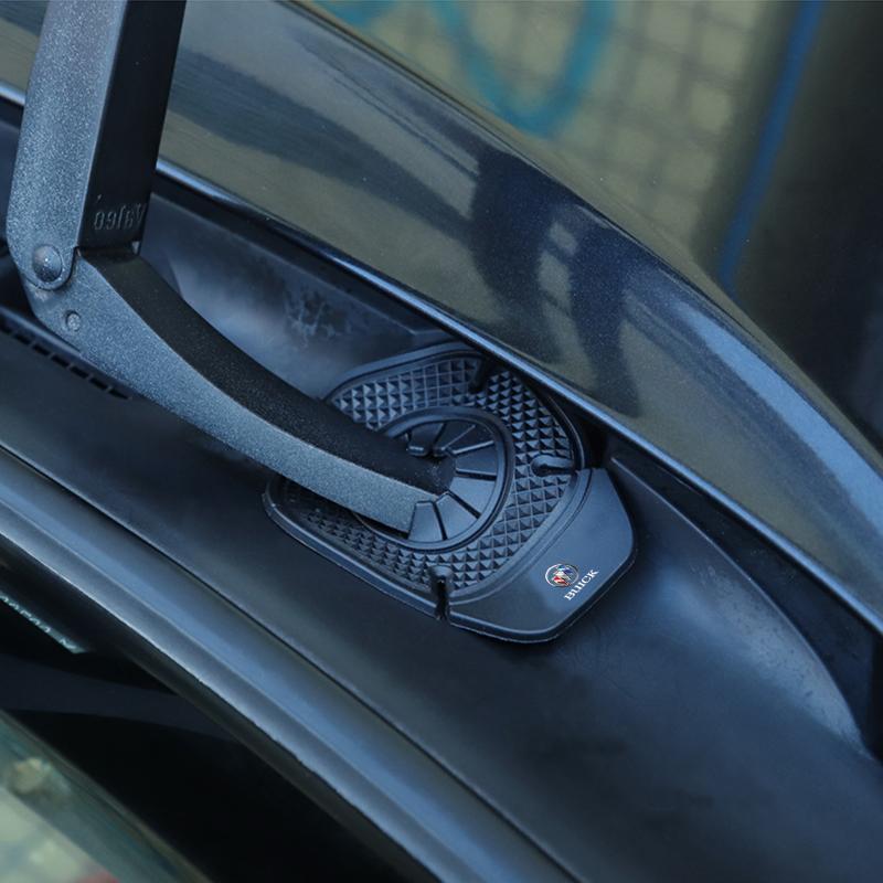 2Pcs Car Windshield Wiper Protective Cover Dust Wiper Emblem Car Styling For Buick Encore Regal Lacrosse Enclave Avenir Cascada GL8 Envision Anthem