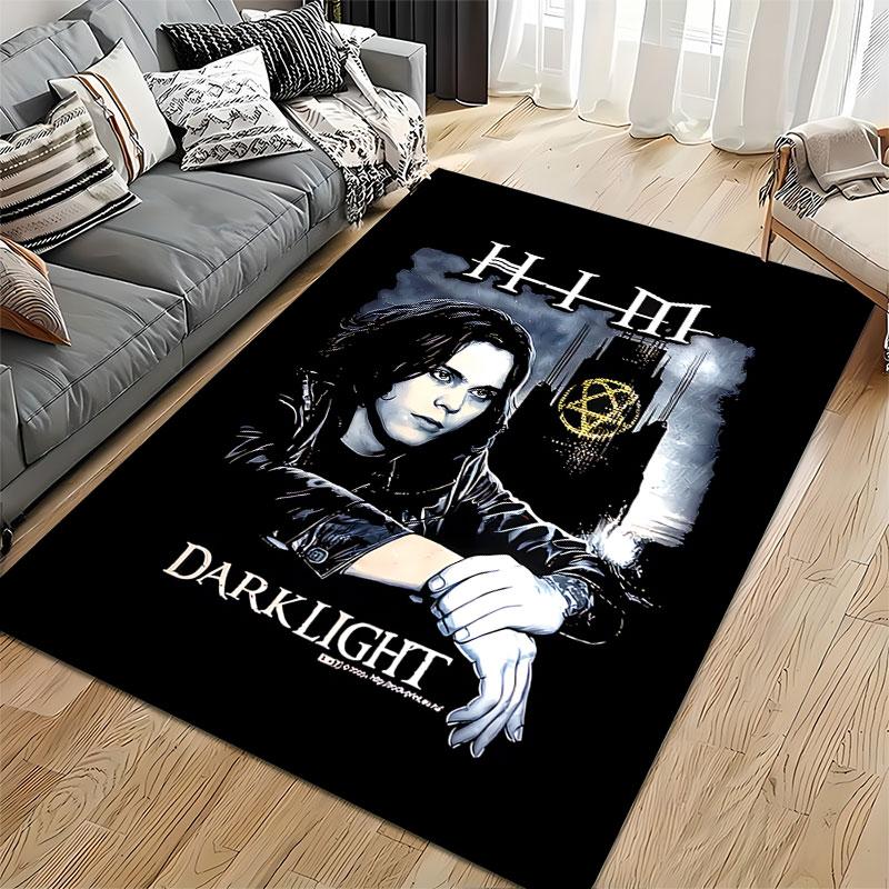 HIM Dark Light Album Design Suitable As a Non-slip Mat for the Living Room or Bedroom Sofa