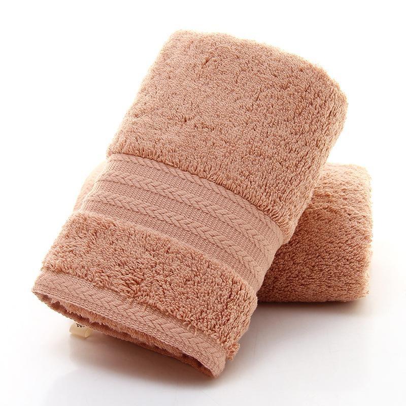 

Длинное Утолщенное Впитывающее Полотенце из Основного Хлопка Детское Лицевое Удобные Полотенца кофейный