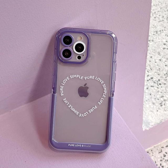 

Чистый фиолетовый Love Ins Jane с подставкой для букв, милый чехол для телефона для Iphone 11 14 Pro Max Plus 13 12 Promax, задняя крышка-ракушка For iphone 13