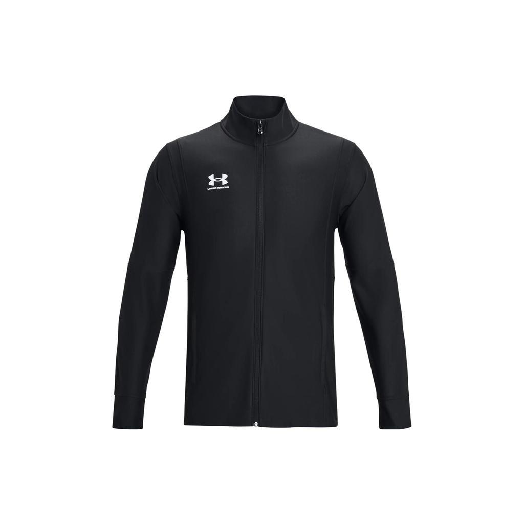 Under Armour Challenger Solid Color Stand Collar Zip Jacket Men Outerwear Black 1379494-001