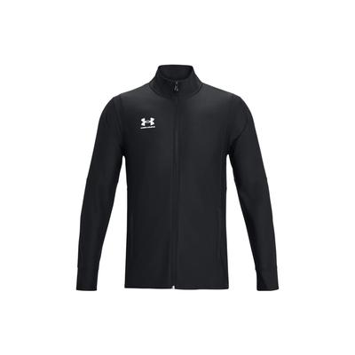 Challenger Solid Color Stand Collar Zip Jacket Men Outerwear Black 1379494-001