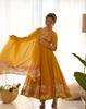 Indian Bollywood Anarkali Gown Pant and Dupatta Set Salwar Kameez Ready to Wear Dress