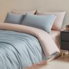 Čtyřdílná prémiová bavlněná sada do postele z bavlny Xinjiang s dlouhým vláknem: 100% Bavlněný povlak na přikrývku, prostěradlo a napínací prostěradlo - Nantong Home Textiles