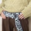 Plüsch Y2K Leopardenmuster Scharfe Gürtel Stilvolle Damen Kunstfell Taillengürtel Amerikanischer Retro Streetstyle Deko-Accessoires