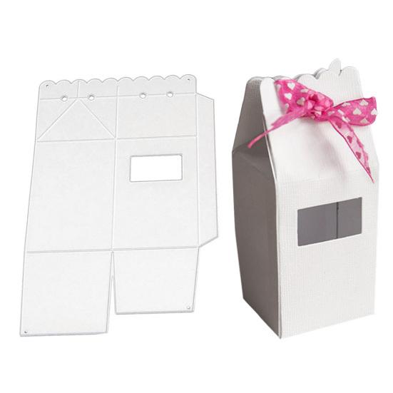 Troqueles de corte para cajas de dulces de leche, para manualidades, tarjetas de papel, álbumes de recortes, moldes de plantilla para perforar