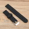 16mm Řemínek k hodinkám Silikonová Kolíčková Spona Řemínek k hodinkám Sportovní Příslušení k náramkovým hodinkámČerná