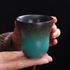 Coarse Pottery Master Cup Teacup Single Cup Large Japanese Retro Ceramic Tea Cup Gilt Glaze Drinking Coffee Cup Water Cup