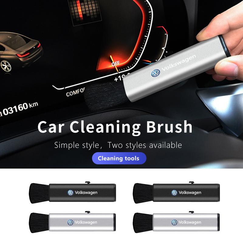 For Volkswagen VW Car Air Outlet Cleaning Brush Retractable Dusting Brush Tool Golf 4 5 6 7 Polo Jetta Sagitar Magotan Passat B5 zj1