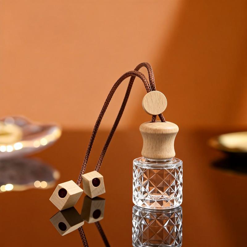 1 Stück Aromatherapie Ätherisches Öl Flasche Hängende Auto Parfümflasche Ornament Auto Lufterfrischer Auto Dekoration Innenraum Für Zuhause