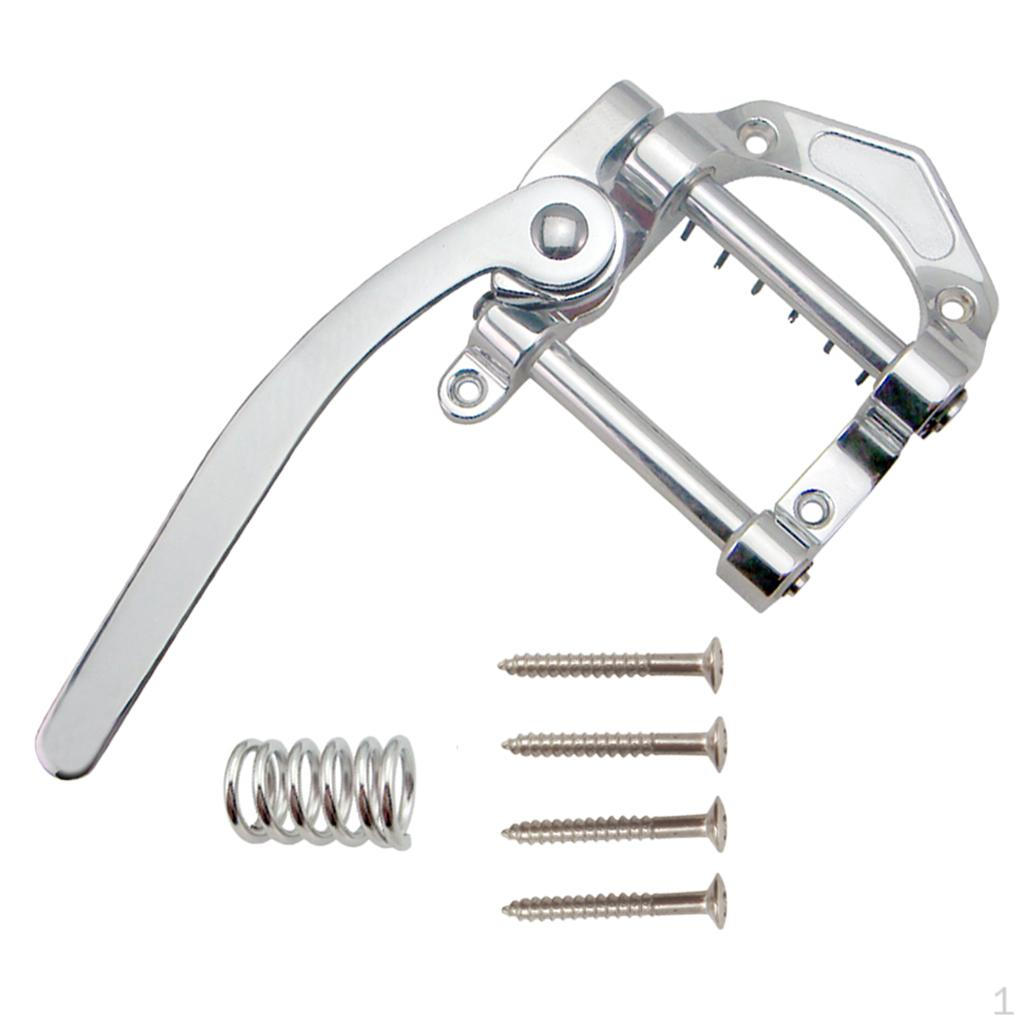 

B5 Tremolo Bridge Tailpiece For SG LP Electric Guitar Replacement Silver High quality