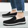 Velvet Beanie Shoes Men's Trendy Shoes One Pedal Breathable Comfortable Lazy Shoes Casual Shoes Driving Shoes