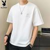 PLAYBOY Men's Loose Fit Round Neck Short Sleeve T-Shirt