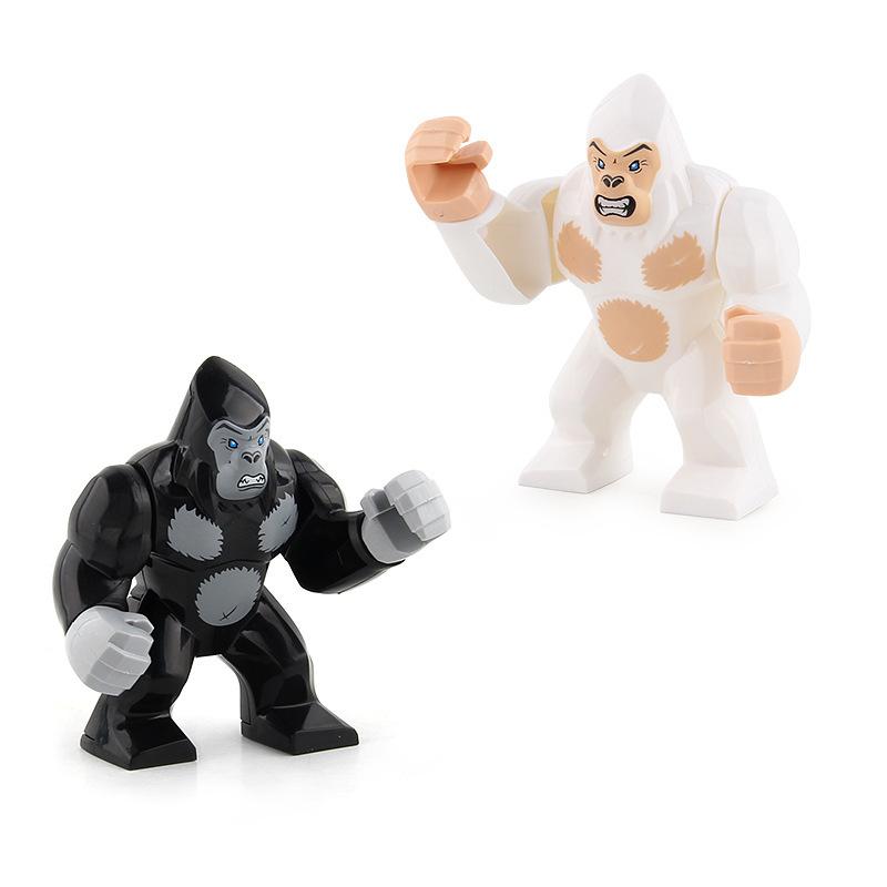 Children'S Educational Science And Education Animal Building Block Toy Shark Gorilla Animal Ornament Model Cognition