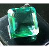 Stunning Brazilian Apple Green Topaz 14 Ct Square Cut Certified Loose Gemstone
