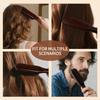 Brown Boar Bristle Hair Brush Professional Bristle Brush Barber Styling Tool  for Thick Fine Hair