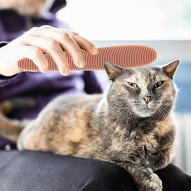 

Портативная расческа для домашних животных, расчески для кошек, массажный душ, средство для удаления зуда, щетка для удаления шерсти, принадлежности для ухода за кошками, инструменты для ежедневного ухода за шерстью розовый