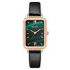 Fashion Ladies Square Quartz Watch With Leather Strap For Casual Wear And Gifts