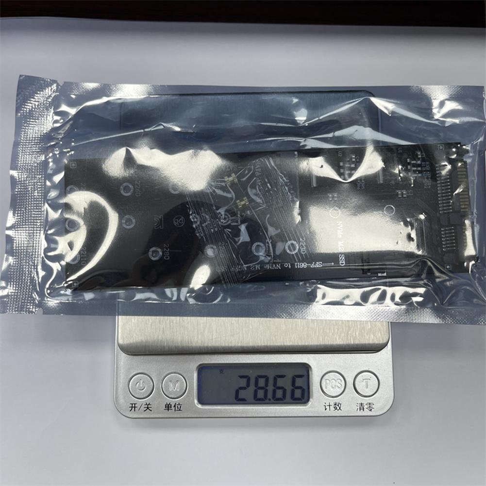 M.2 SSD To Sata Adapter Card Dual Protocol Adapter Card NVMe M.2 NGFF To SFF-8611 Expansion Card Fit for PC Desktop Mainboard