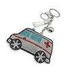 Rhinestone Medical Keychain with Tassel Pendant – Creative Accessory & Gift