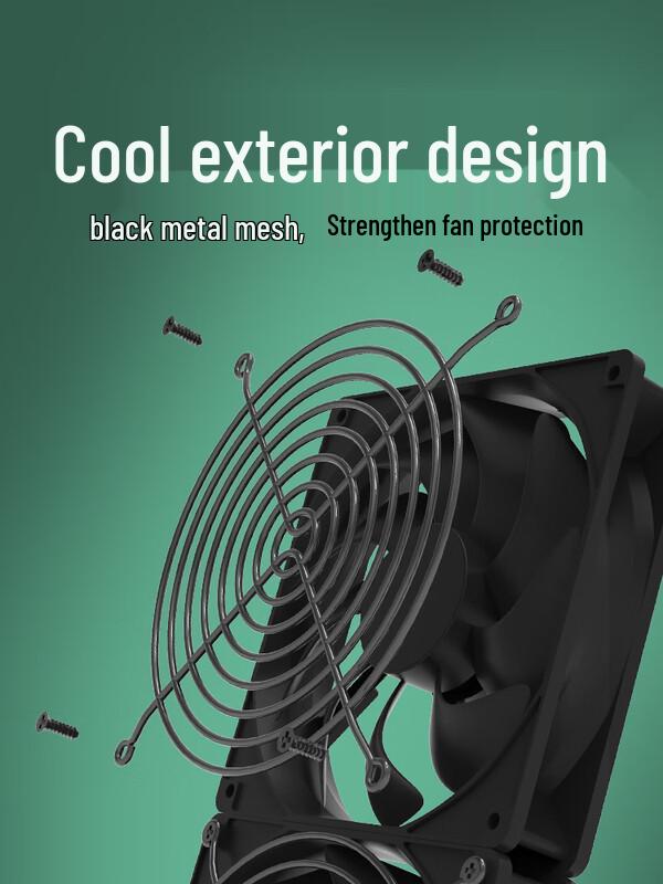 Yuzhuxun High-Speed 12cm Cooling Fan (2-Pack)