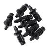 8mm To 4mm Pipe Fittings Barb Straight Connector Irrigation System Hose Reducer Quick Connector Hose Joint Twenty Pieces