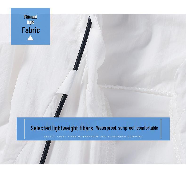Men's Ultra-Thin Summer Windbreaker: Sun Protection, Breathable Outdoor Sports & Fishing Jacket