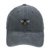 Bee baseball cap cartoon cute embroidery cap European and American retro washed old men's and women's casual hat